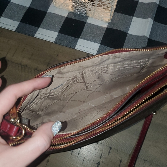 Mulberry and dark brown MK purse and wallet - Picture 5 of 5